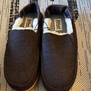 Luxe Men's Dark Brown Slip-On Loafers